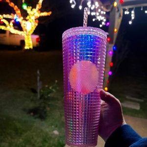 Starbucks pink holiday tumbler